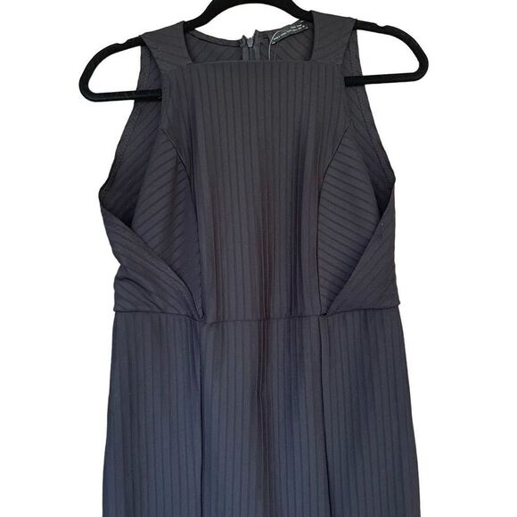 Zara Striped Jacquard Dress L - Picture 1 of 8